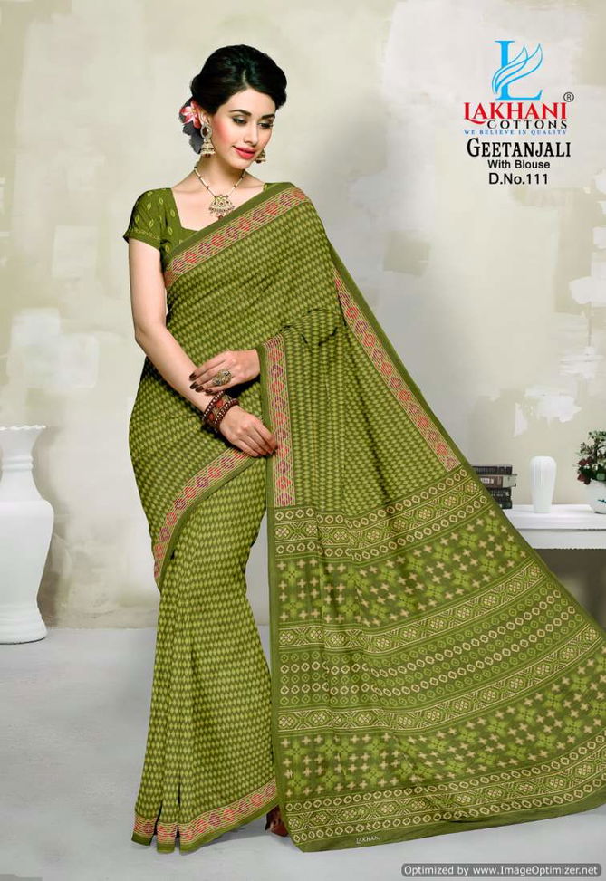 Geetanjali By Lakhani Heavy Cotton Printed Sarees Wholesalers In Delhi